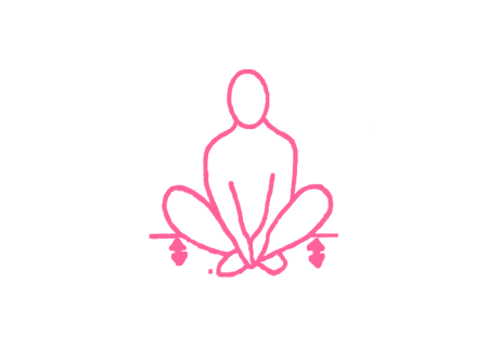 Качание коленями вверх-вниз в Простой Позе. Упражнение в Кундалини Йоге