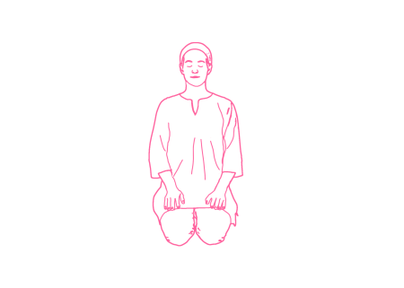 Качания пупком на задержке дыхания в Позе Скалы (2-3 мин или 50 подходов)