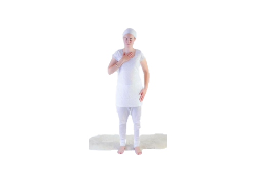 Касания тела ладонями (3-5 мин). Упражнение Кундалини Йоги