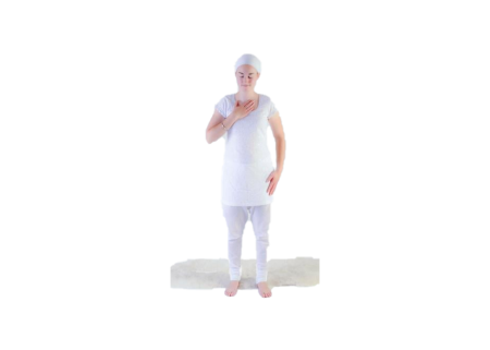 Касания тела ладонями (3-5 мин). Упражнение Кундалини Йоги