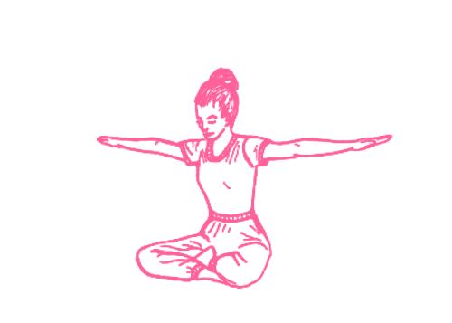 Хлопки ладонями на четыре счета с пением мантры Хар, Хар, Хар, Хари 1