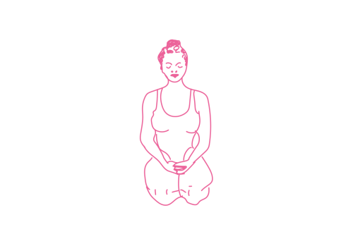 Короткая медитация в Позе Алмаза с мантрой Сат Нам мысленно (1-5 мин)