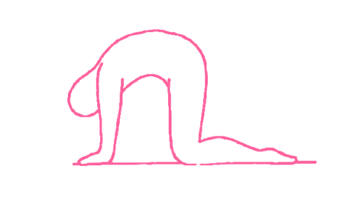 Кошка-Корова (Марджариасана)