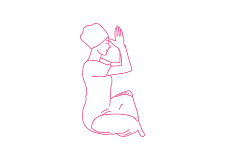 Простая Поза с прямой спиной, большие пальцы касаются области над бровями. Кундалини Йога