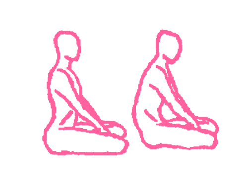 Прогибы позвоночника в Простой Позе 1. Упражнение Кундалини Йоги