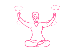 Круговые движения кулаками. Упражнение Кундалини Йоги 1