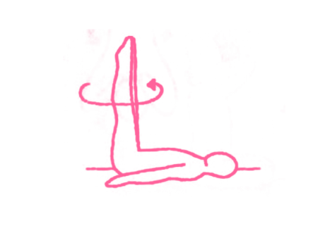 Круговые вращения руками и ногами лежа на спине A. Упражнения Кундалини Йоги 1