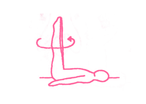 Круговые вращения руками и ногами лежа на спине A. Упражнения Кундалини Йоги 1