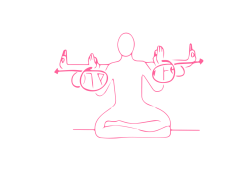 Круговые движения руками с переменной скоростью (13 мин)