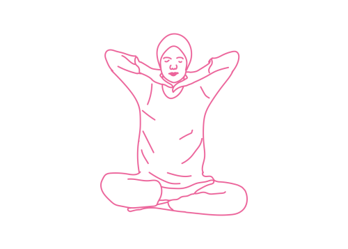 Легкое надавливание руками на шею (3 мин) Кундалини Йога