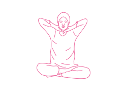 Легкое надавливание руками на шею (3 мин) Кундалини Йога