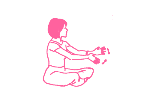 Махи кистями рук (2-3 мин). Упражнение Кундалини Йоги