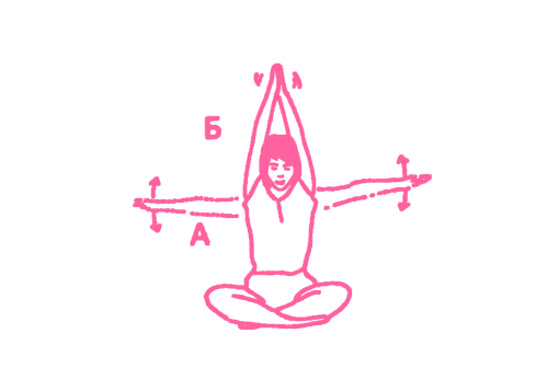 Махи руками с хлопком над головой (7 мин). Упражнение Кундалини Йоги