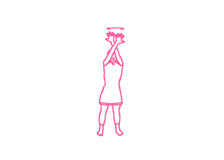 Махи вытянутыми вверх под 60 градусов руками (4 мин) Кундалини Йога