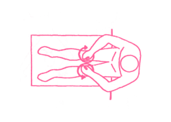 Массаж коленных чашечек (10 сек). Упражнение Кундалини Йоги