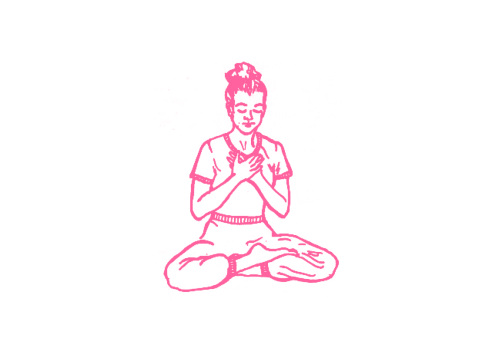 Молчаливая медитация с перекрещенными у груди руками (11-31 мин)