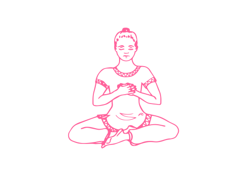 Медитация в Простой Позе с руками на сердце (3-11 мин)