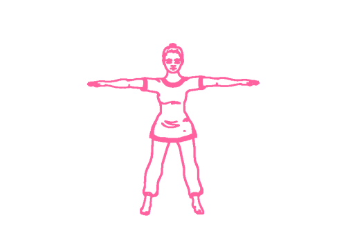 Медленные наклоны влево и вправо со скруткой от бедер (6 мин). Упражнение Кундалини Йоги 1