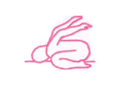 Медленные похлопывания руками по спине в Позе Ребенка (2 мин 30 сек). Упражнение Кундалини Йоги 1