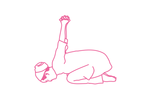 «Молот» в йога-мудре с Дыханием Огня упражнение 1