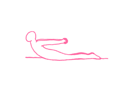 Мощное дыхание лежа на животе (2 мин). Упражнение Кундалини Йоги