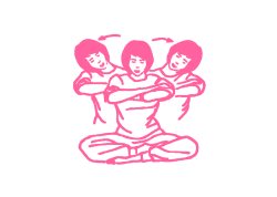 Наклоны головы с мантрой СА ТА НА МА (1-2 мин)