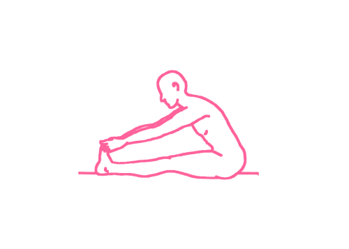 Наклоны вперед из положения сидя (26 раз). Упражнение Кундалини Йоги 1