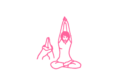 Наклоны к колену в Простой Позе или Позе Лотоса (3 мин). Упражнение Кундалини Йоги 1