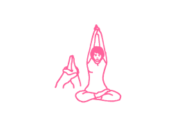 Наклоны к колену в Простой Позе или Позе Лотоса (3 мин). Упражнение Кундалини Йоги 1