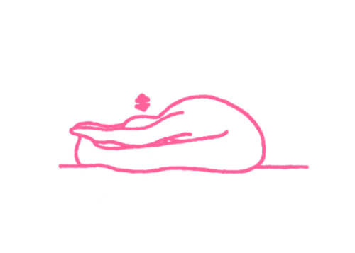 Наклоны к коленям (30 сек). Упражнение Кундалини Йоги 1