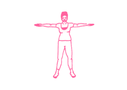 Наклоны от бедер в стороны в положении стоя (1 мин – 2 мин) 1