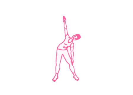 Наклоны от бедер в стороны в положении стоя (1 мин – 2 мин) 2