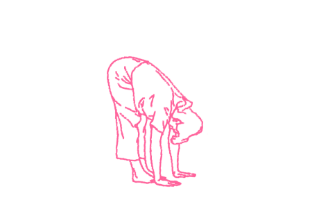 Наклоны с ногами вместе. Упражнение Кундалини Йоги 2