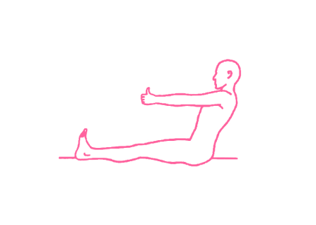 Наклоны вперед с прямым позвоночником (1-3 мин) - Кундалини Йога 2