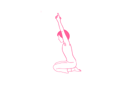 Наклоны вперёд-назад в Позе Скалы с поднятыми руками 1