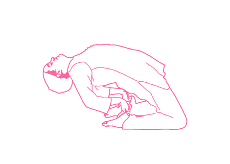 Опускания и поднимания в Позу Верблюда (2-3 мин) 2