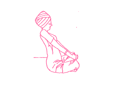 Отклонение на 30 градусов. Асана Кундалини Йоги