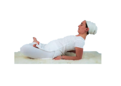 Отклонение назад в позе лотоса (3 мин). Упражнение Кундалини Йоги