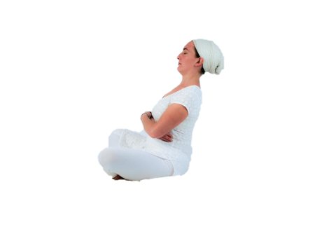 Отклонение на 60 градусов назад в простой позе (3 мин). Упражнение Кундалини Йоги