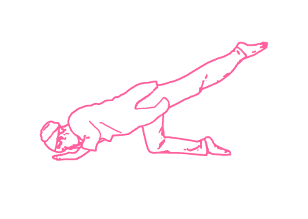 Отжимания от пола с поднятой правой ногой (52 раза)