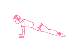 Отжимания в позе Передней Платформы (1-2 мин)