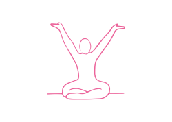 Пение мантры «Хар Хар Вахэ Гуру» с руками вверх под углом 60 градусов (2 мин)