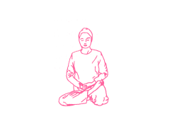 Пение мантры Онг Со Ханг, сидя на левой пятке. Упражнение Кундалини Йоги