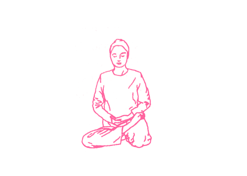 Пение мантры Онг Со Ханг, сидя на левой пятке. Упражнение Кундалини Йоги