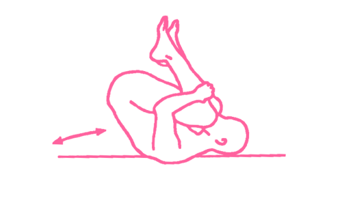 Перекаты на спине