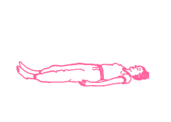 Перекаты на спине влево-вправо 1 (3 мин) - упражнение Кундалини Йоги
