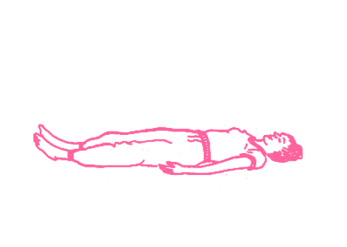 Перекаты на спине влево-вправо 1 (3 мин) - упражнение Кундалини Йоги