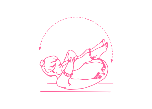 Перекаты на спине вперед-назад. Упражнение Кундалини Йоги