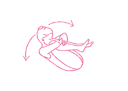 Перекаты на спине вперед-назад (2 мин) Кундалини Йога