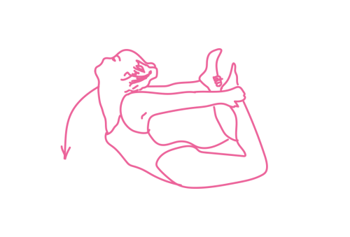 Перекаты вперед-назад в Позе Лука (2 мин) Кундалини Йога